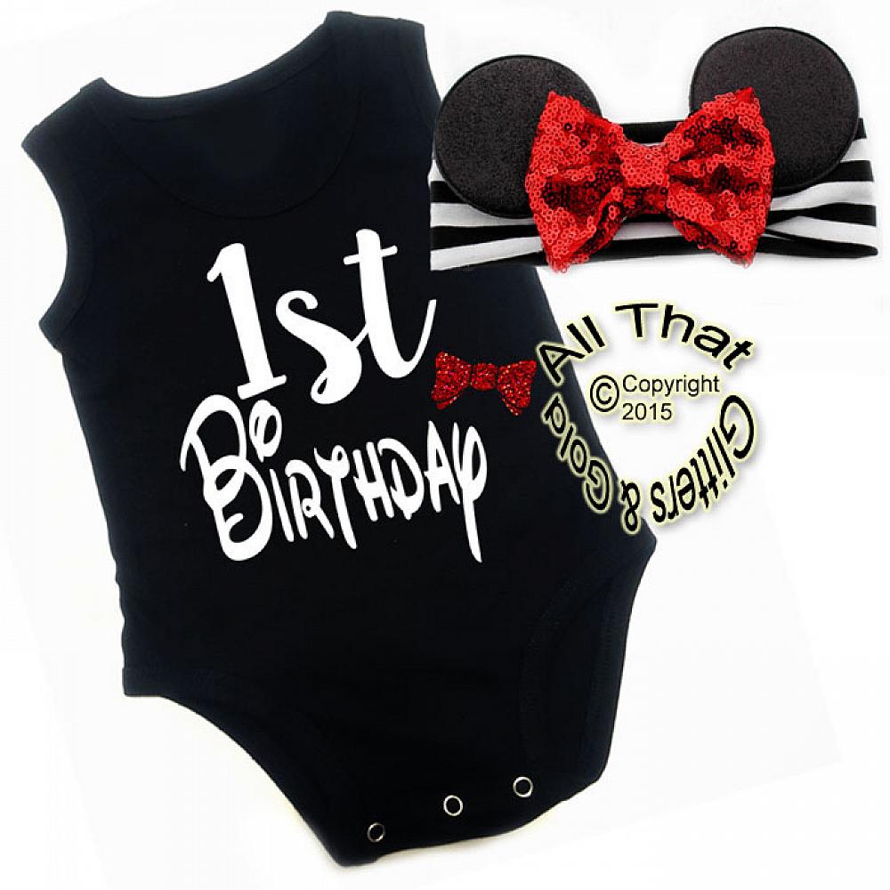 1st birthday girl outfit hotsell minnie mouse