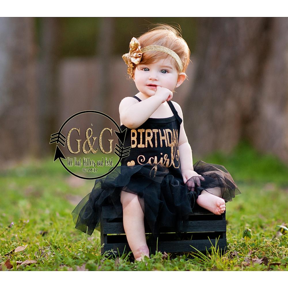 Baby black clearance and gold dress