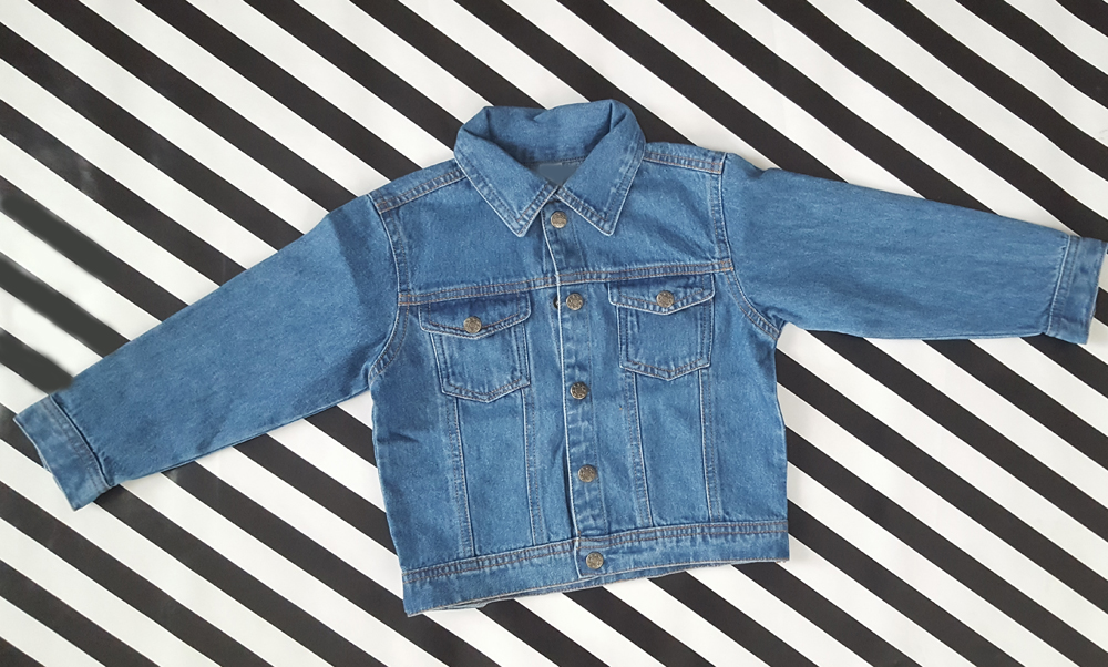 Personalized Cool Cats & Kittens Denim Jacket For Babies To Youth