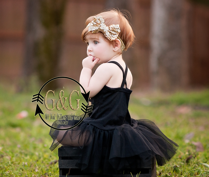 Black and Gold Glitter Birthday Girl Tutu Dresses For Baby Girls First Birthday