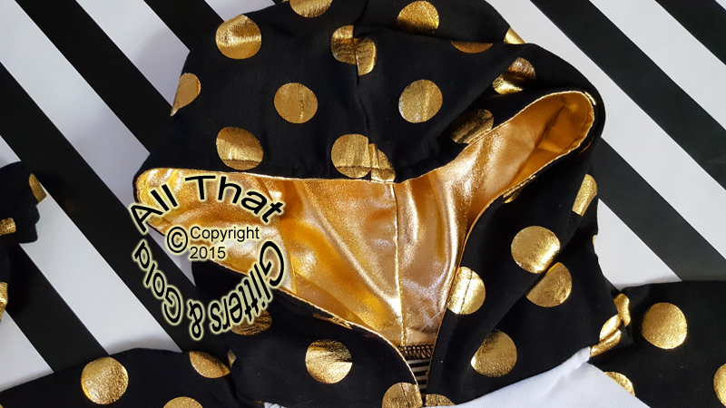 Black and Gold Wild and Three 3rd Birthday Polka Dots Pants Outfit