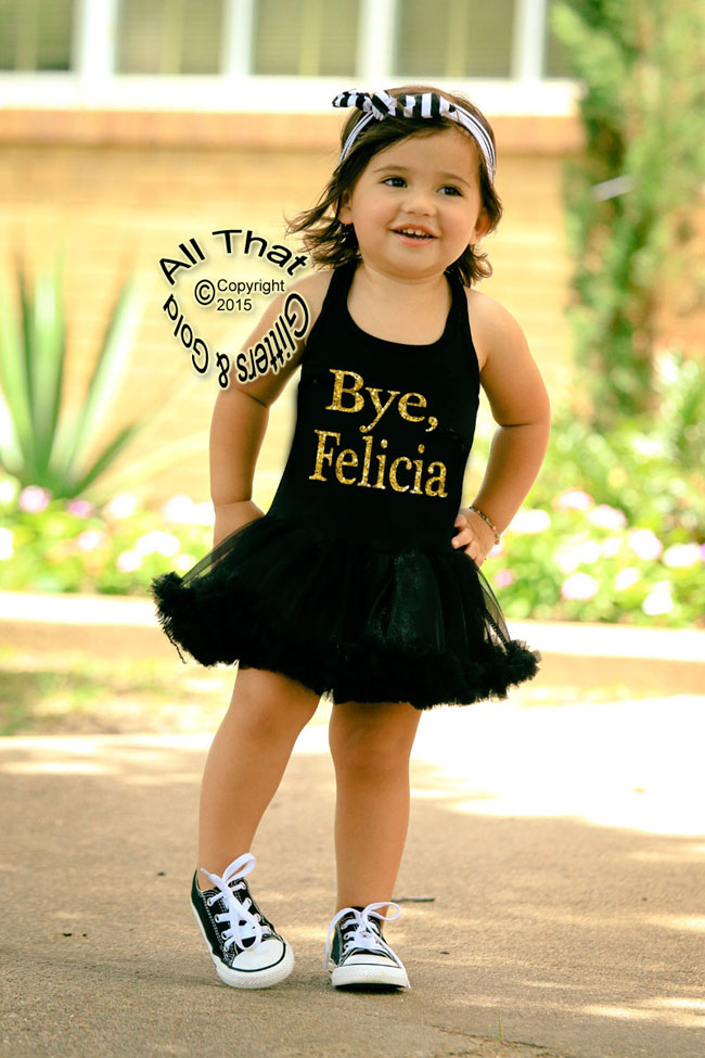 Glitter and Sparkly Bye Felicia Tutu Dresses For Little Girls