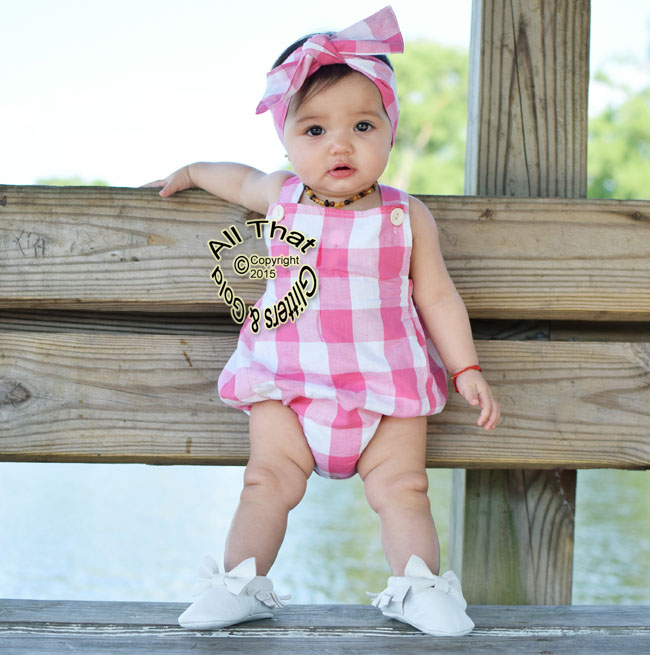 pink romper baby girl