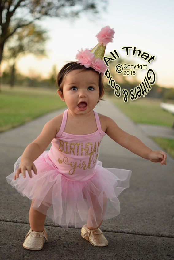 Cute Glitter Birthday Girl Tutu Dresses For Baby Girls First Birthday