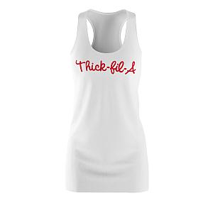 Thick Fil A Tank Mini Dress For Teens and Women