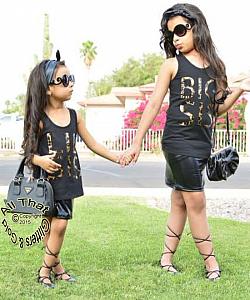 Leopard Print Big Sister Little Shirts Shirts Or Outfits