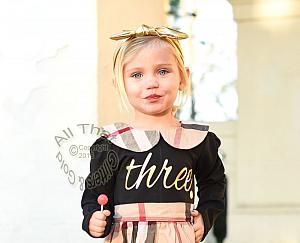 Cute Plaid Birthday Dresses For Toddler Girls