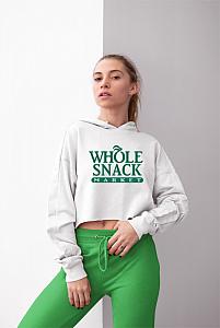 Whole Snack Cropped Hoodie